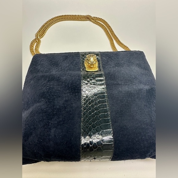 Ruth Saltz Vintage Cougar Handbag - Navy - Picture 6 of 6